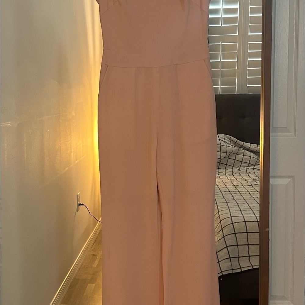 Bebe Blush Pink Jumpsuit